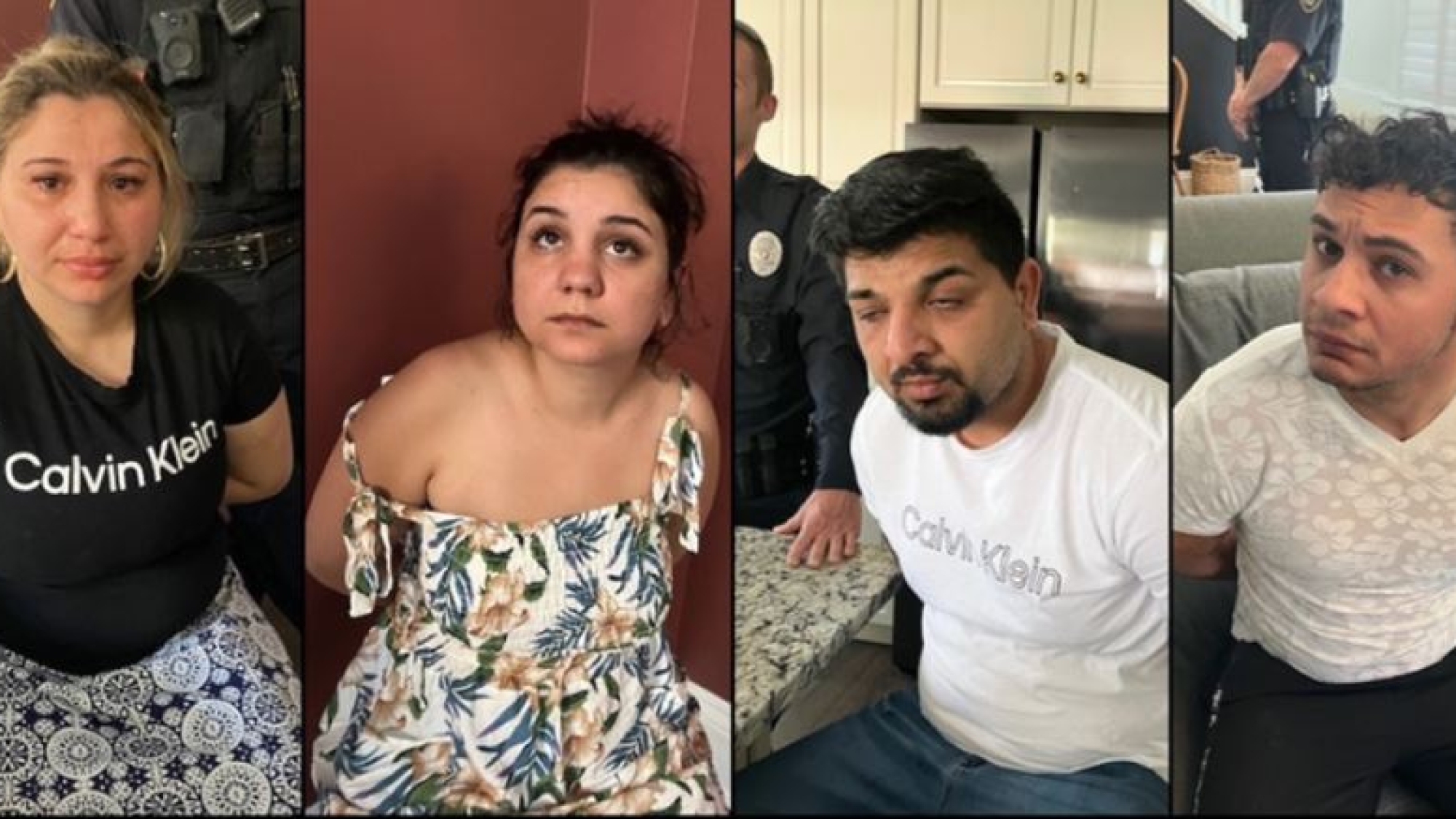 Arrested Romanian Thieves