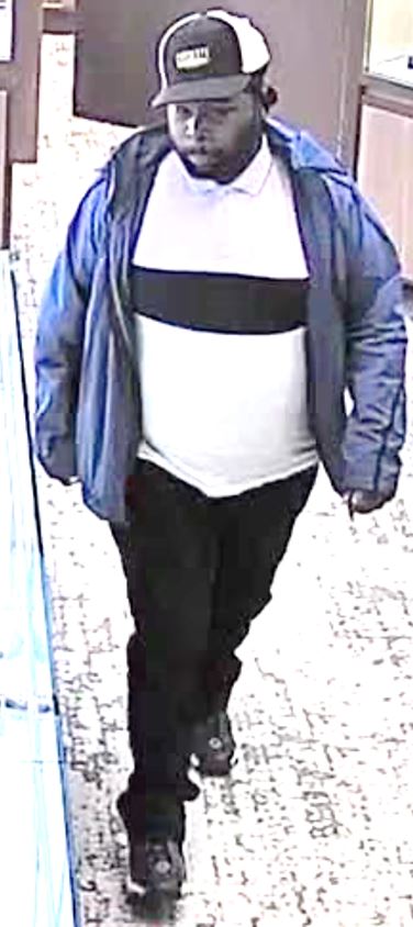 Image of wanted theft subject.