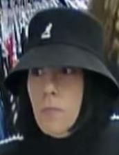 New York, N.Y.- Surveillance Cameras Catch Woman Swiping Jewelry at Thrift Shop