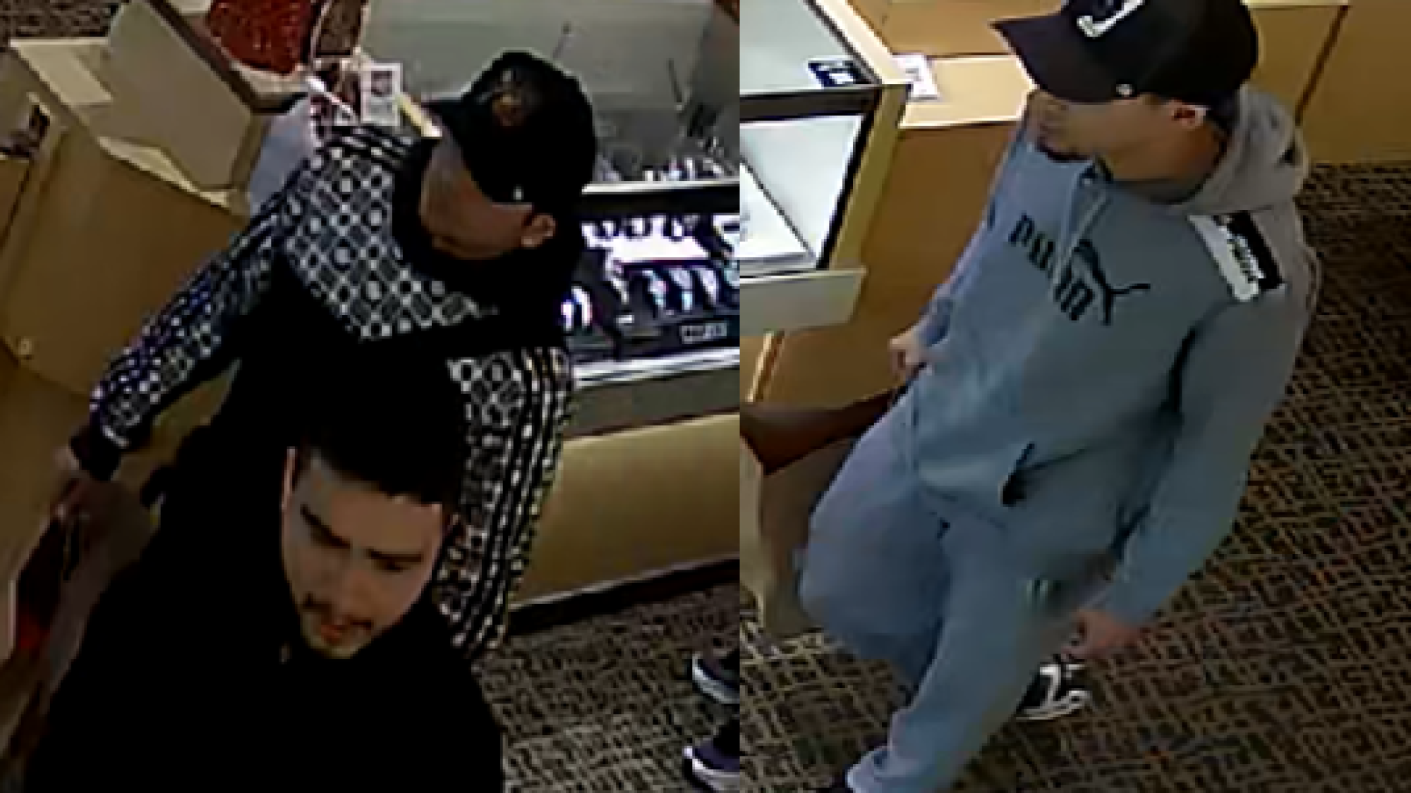 3 subjects suspected of stealing from store