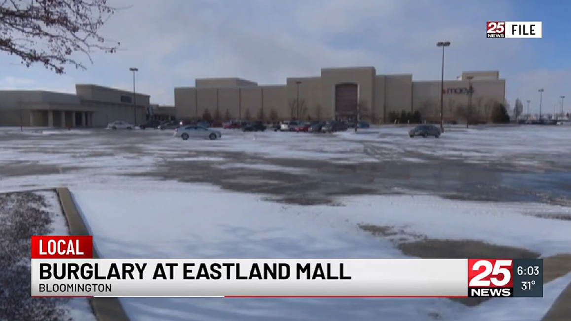 Bloomington, IL- ‘Smash and grab’ burglary ignites false rumors of gunfire at Bloomington mall